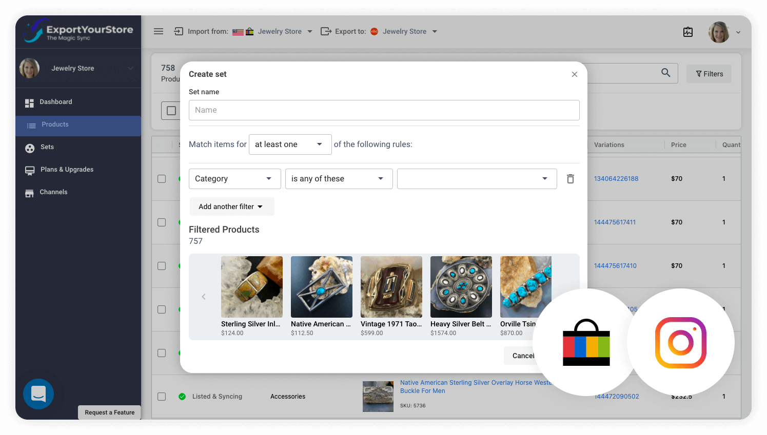 Connect eBay to Instagram & CrossList Your Products ExportYourStore